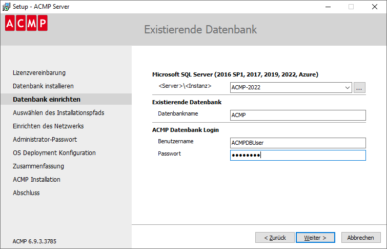 68_Erstinstallation_Neue Datenbank anlegen