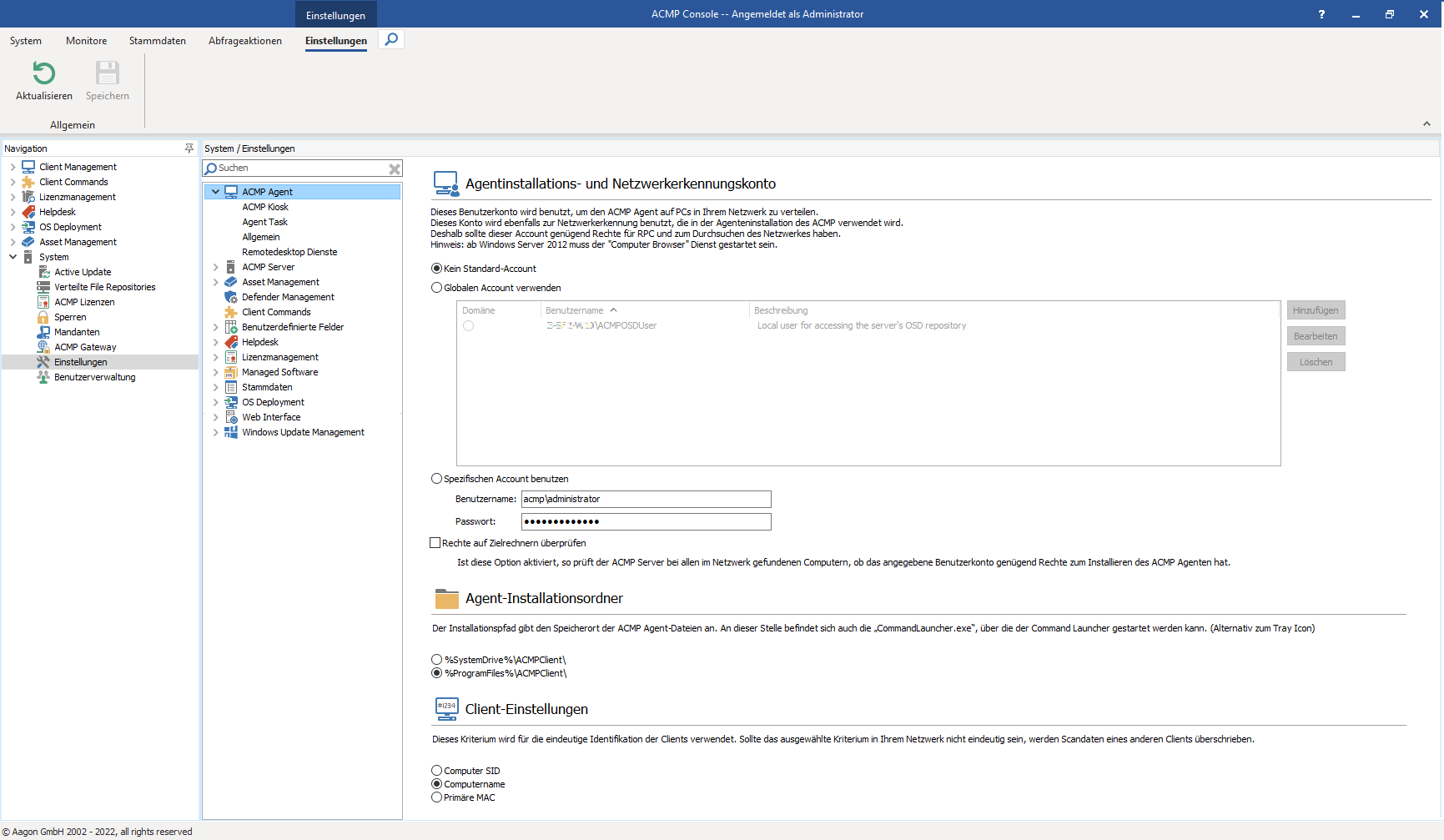 System_Einstellungen_AgentEinstellungen