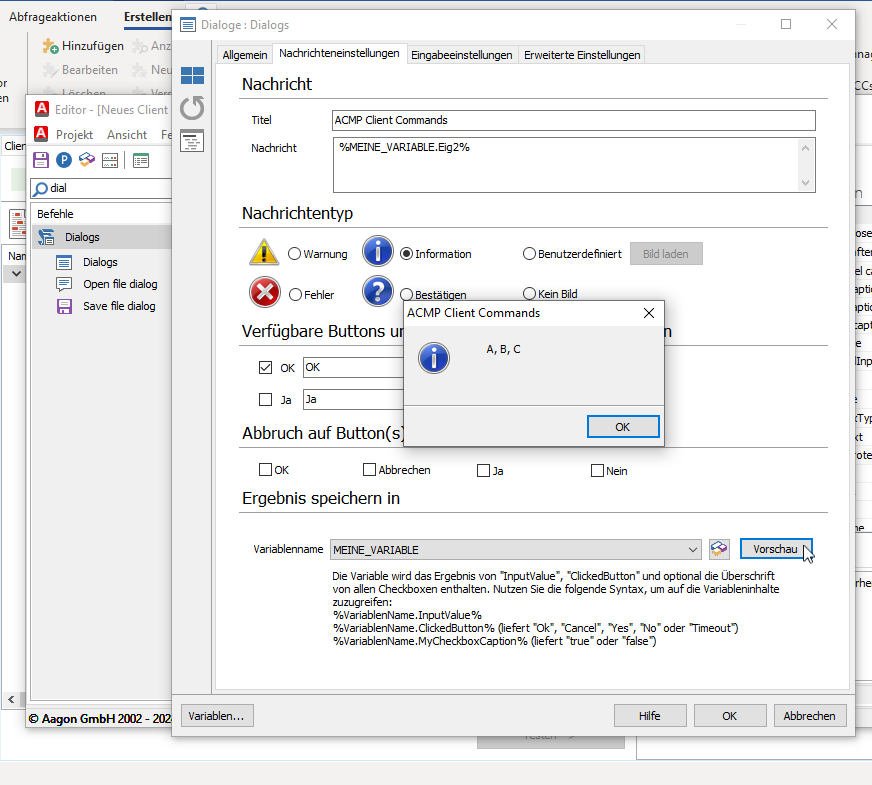 Ausgabe einer Variable mit Attribut