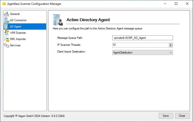 Active Directory Agent konfigurieren