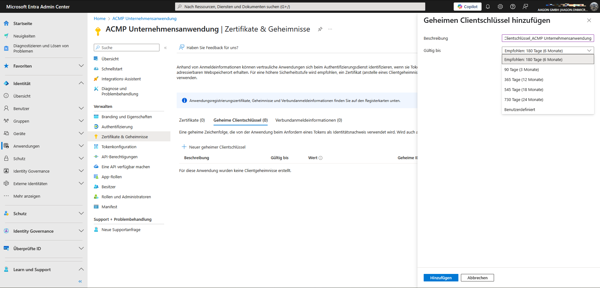 68_Unternehmensanwendung registrieren_Geheimen Clientschlüssel_1919.png