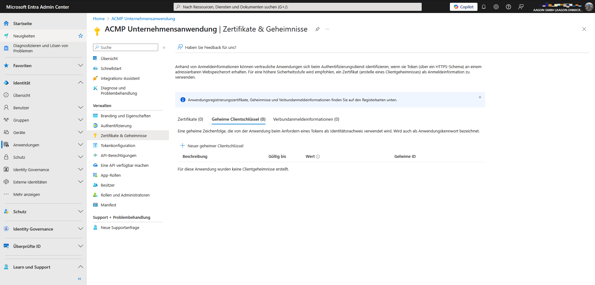 68_Unternehmensanwendung registrieren_Geheimen Clientschlüssel_1919.png