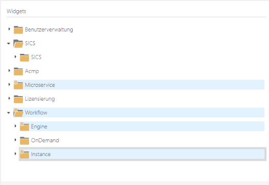 Neue Wigets