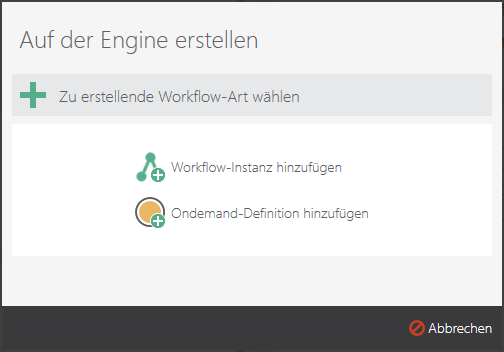 Erstellte Instanz für das Gateway