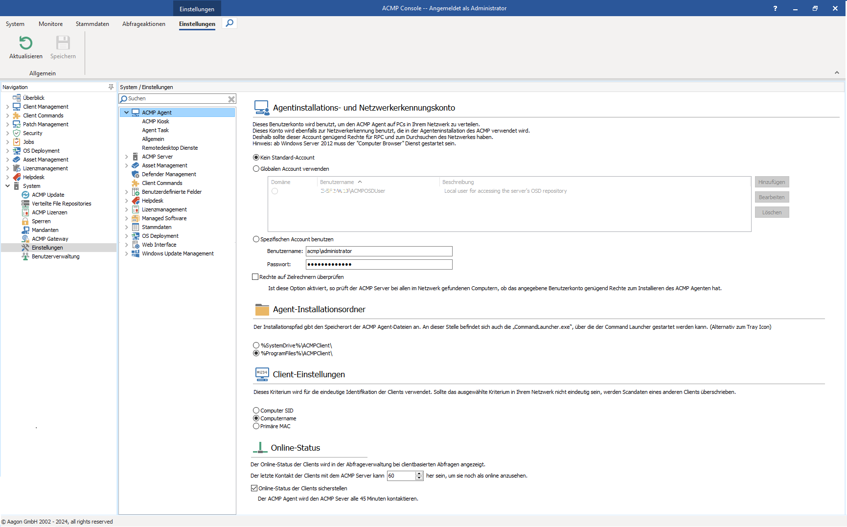 System_Einstellungen_AgentEinstellungen