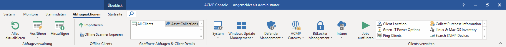 Ribbonleiste in ACMP