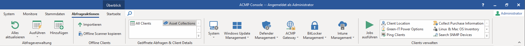 Ribbonleiste in ACMP