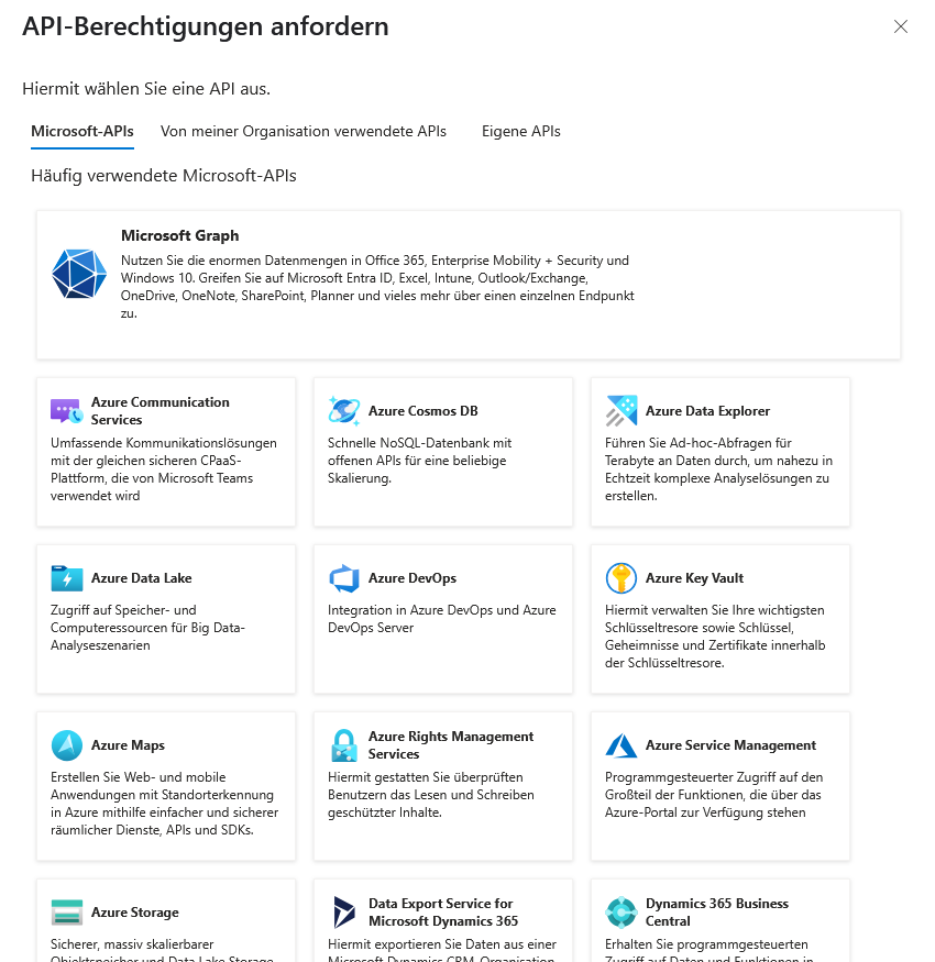68_Unternehmensanwendung registrieren_API-Berechtigungen Microsoft Graph anfordern_850.png