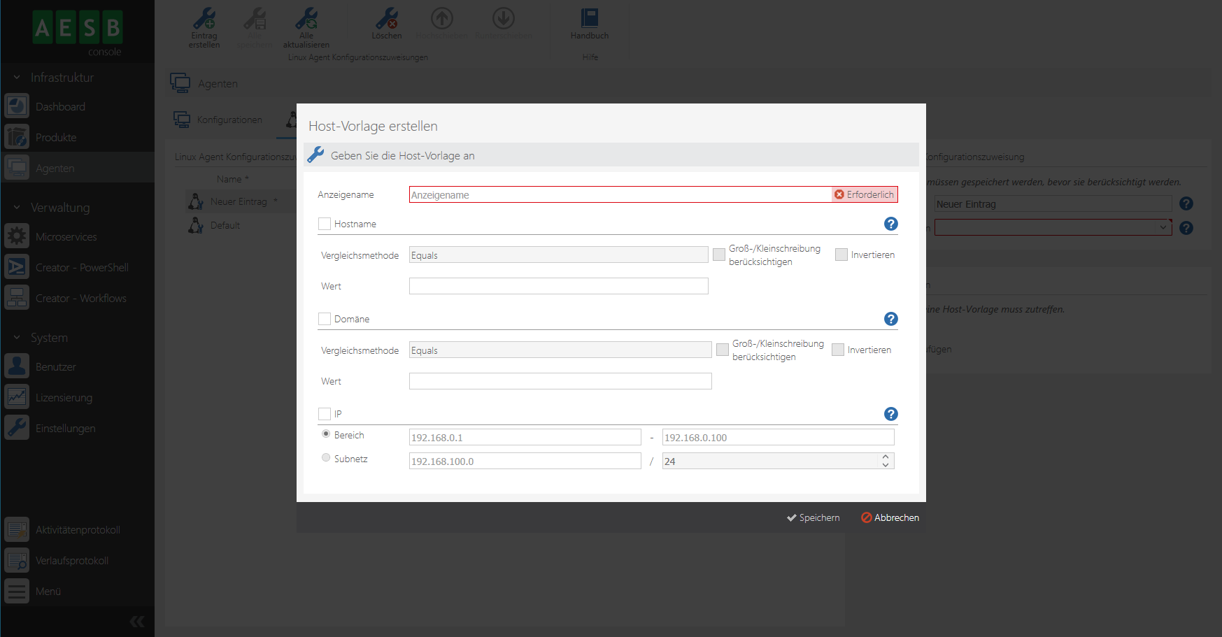 Mapping von Konfigurationen